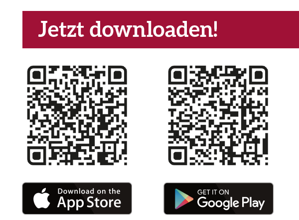 QR-Codes zu den App-Stores zum Schuy App Download.