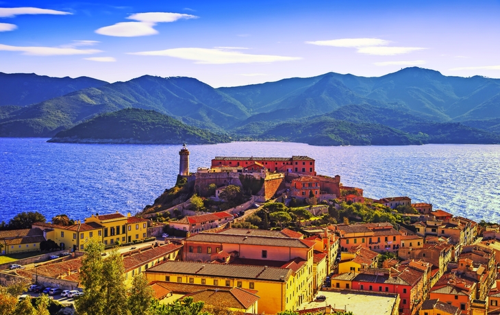 Portoferraio auf der Insel Elba, Italien