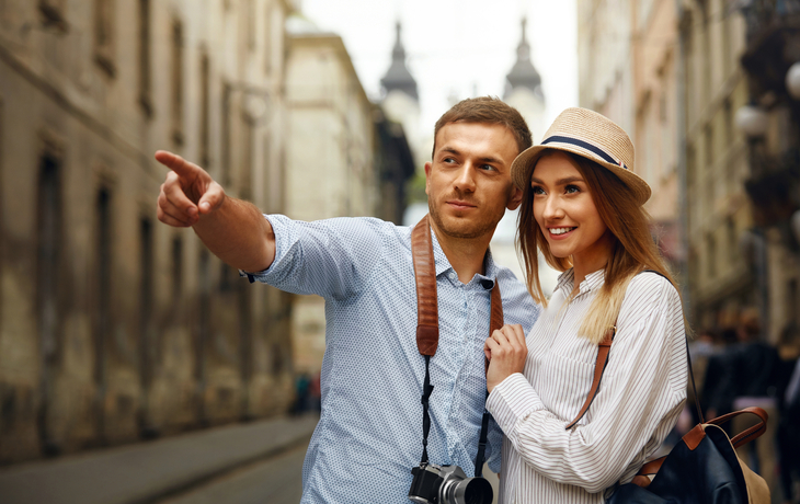 Sightseeing in der Stadt