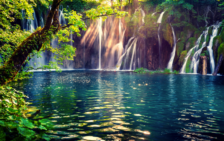 Nationalpark Plitvicer Seen in Dalmatien, Kroatien