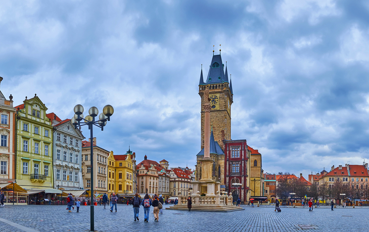 Panorama des Altstädter Rings in Prag