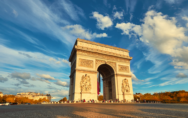 Arc de Triumph in Paris, Frankreich