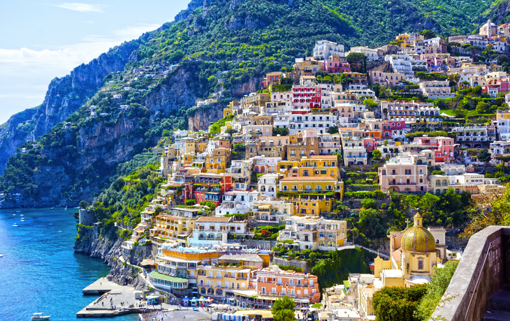 Farbenfrohe Stadt Positano,Italien,