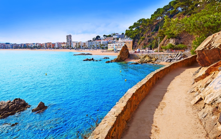 Cami de Ronda in Lloret de Mar an der Costa Brava 