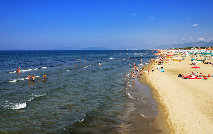 Strand von Marina di Pietrasanta