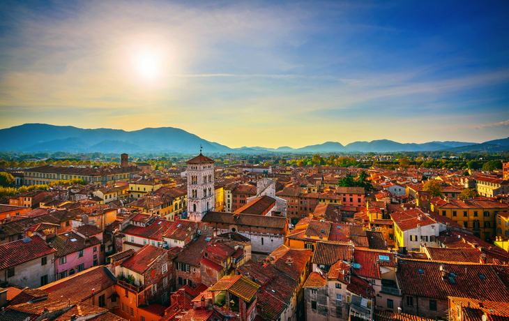 Lucca in der Toskana