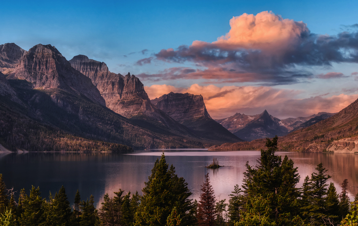 Glacier Bay Nationalpark in den amerikanischen Rocky Mountains