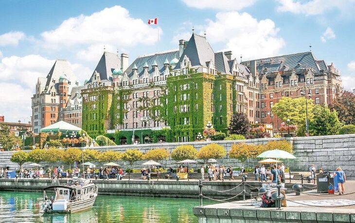 Victoria am zerklüfteten Südzipfel von Vancouver Island, Kanada