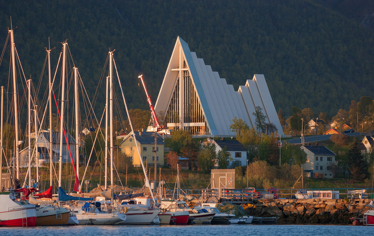 berühmte arktische Kapelle in Tromsø