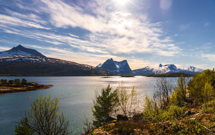 Nordnorwegen: Naturlandschaften auf der Straße von Fauske nach Narvik