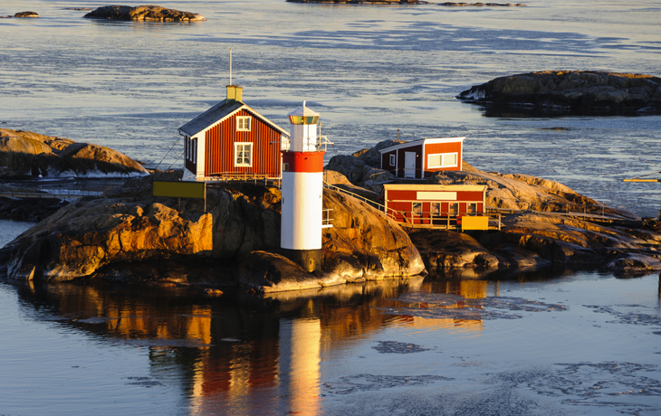 Lotseninsel mit Eisgang - Göteborg