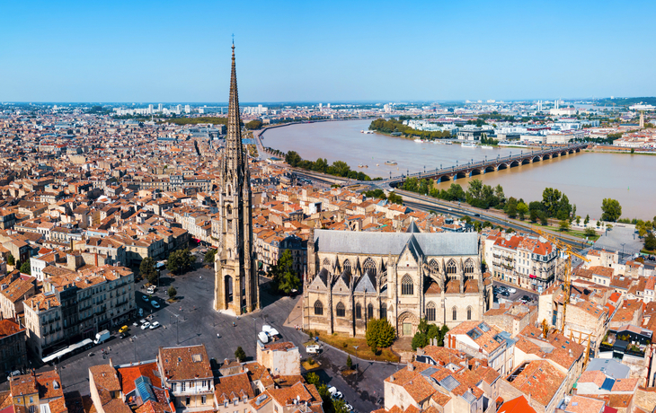 Panoramablick über Bordeaux, Frankreich