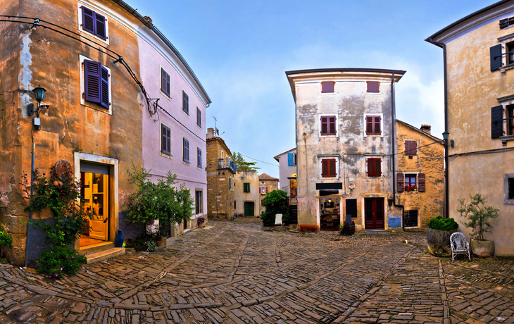 Künstlerdorf Gro?njan in Istrien, Kroatien Groznjan