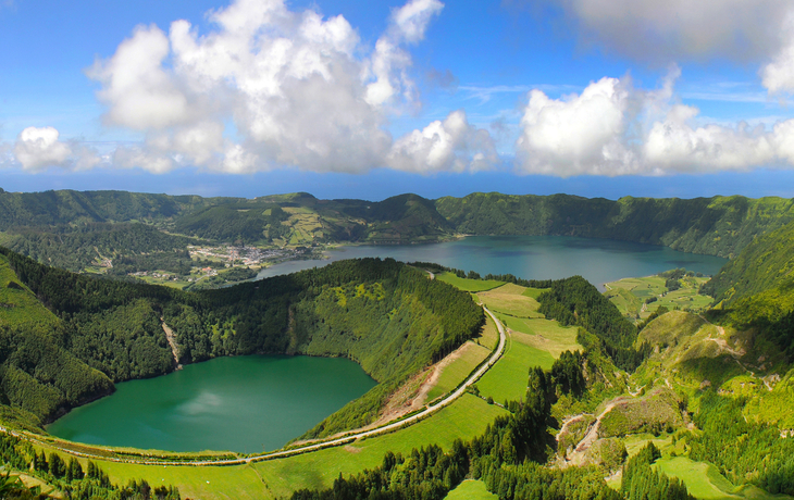 Kraterseen des Sete Cidades auf São Miguel