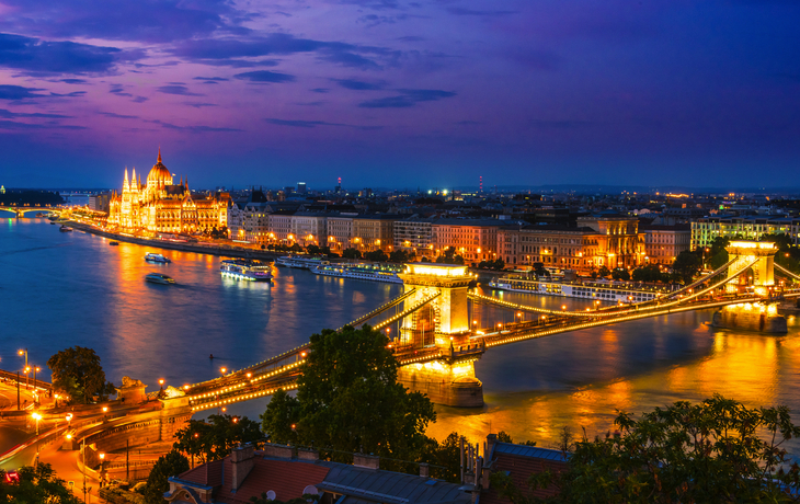 Budapest in der Nacht