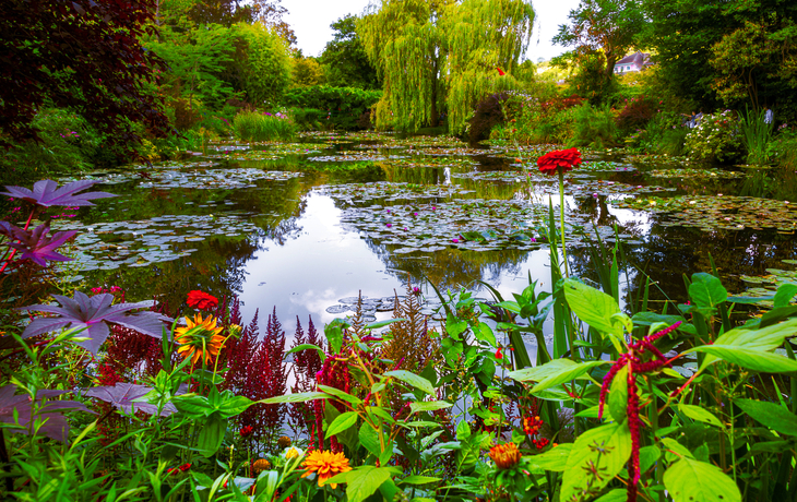 Botanischer Garten des Malers Monet in Giverny, Frankreich