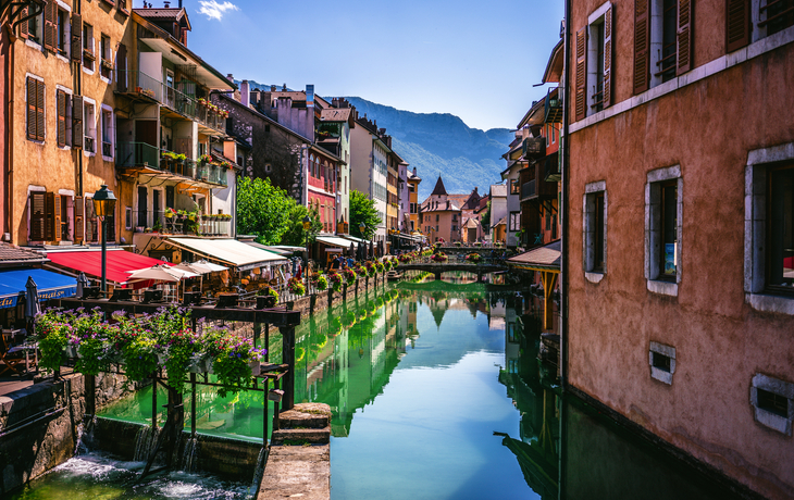 Alpenstadt Annecy im Südosten Frankreichs