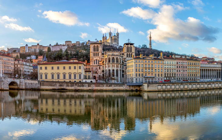 Kathedrale Saint Jean und Basilika Notre-Dame de Fourvière in Lyon