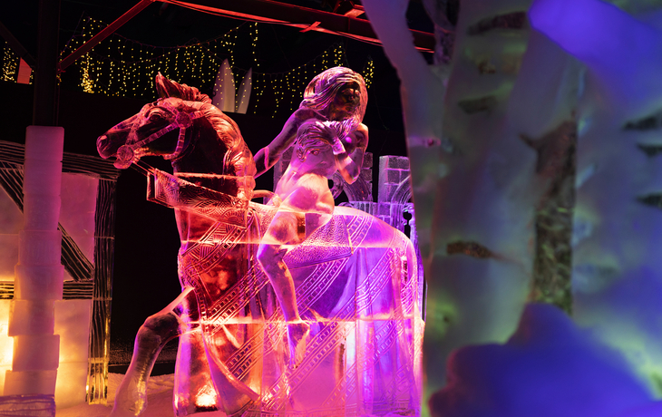 Eisskulpturenfestival und Winterromantik