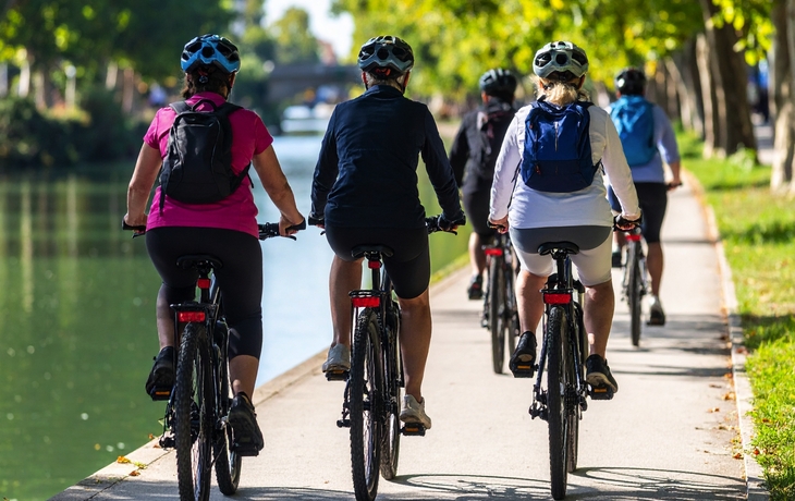 Radreise vom Atlantik zum Mittelmeer