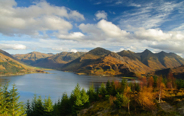 Landschaft der schottischen Highlands