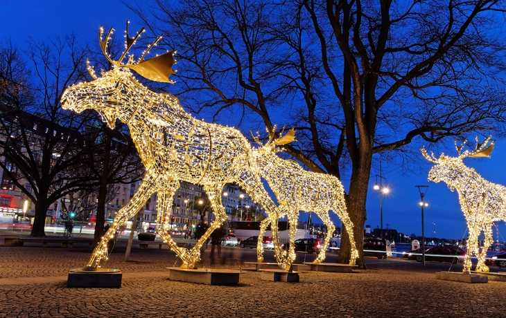 weihnachtliches Stockholm, Schweden