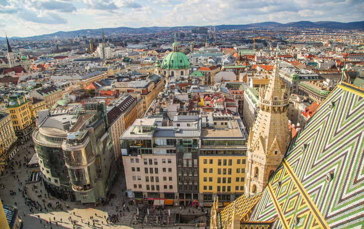 Blick über Wien
