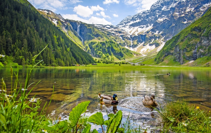 Hintersee nahe Mittersill im Salzburger Land, Österreich