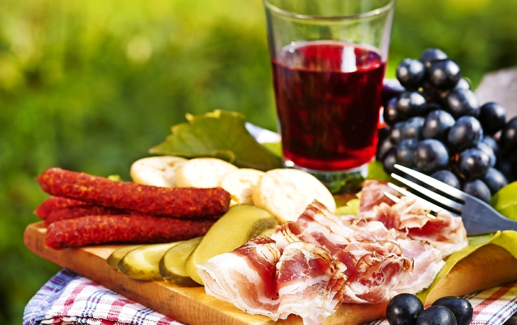 Brotzeit, Jause, Trggelen, Copyspace