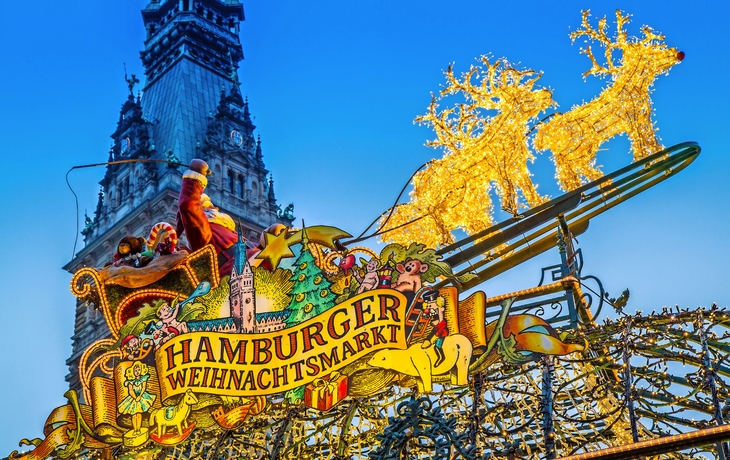 Hamburger Weihnachtsmarkt am Rathaus, Deutschland