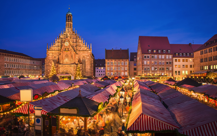 Christkindlesmarkt in Nürnberg, Deutschland