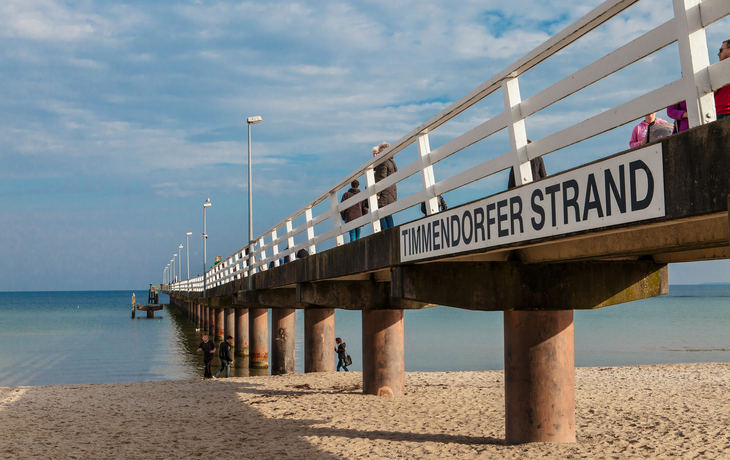Timmendorfer Strand in Schleswig-Holstein, Deutschland