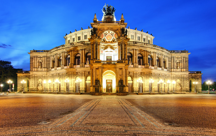 Semperoper in Dresden, Deutschland