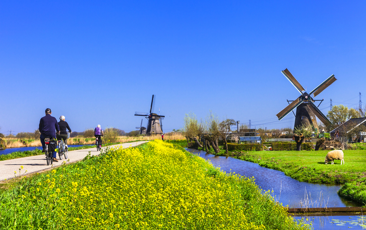 Kinderdijk in Südholland, Niederlande
