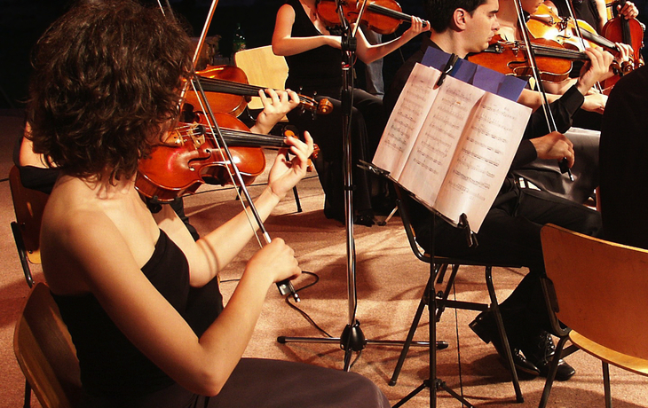 Abendkonzert eines Streichorchesters