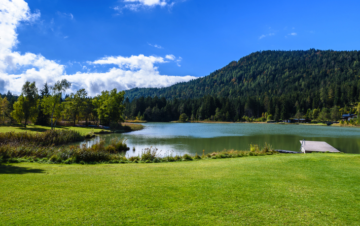 Lake Wildsee at Seefeld in Tirol, Austria - Europe