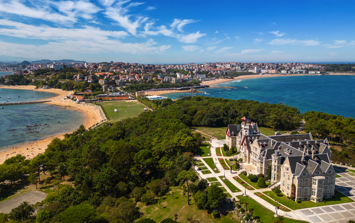 Magdalena-Palast in Santander, Spanien