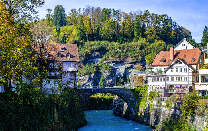 Altstadt von Feldkirch in Österreich