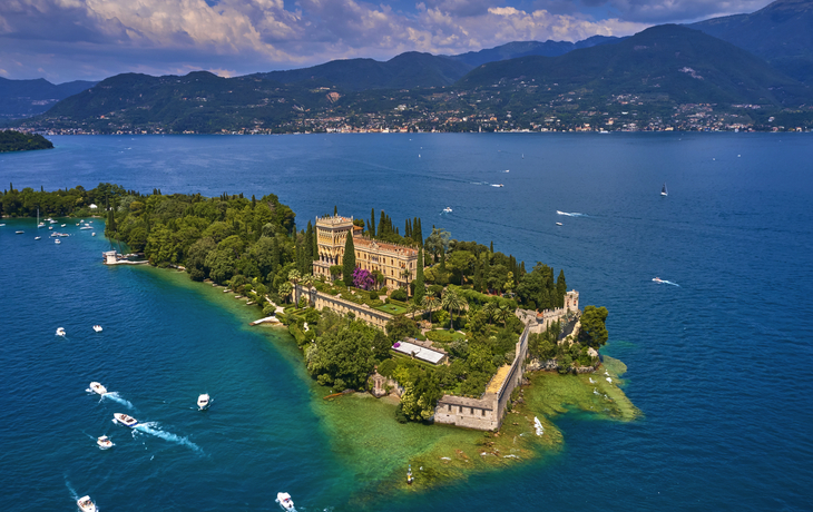 Isola del Garda in der Region Lombardei, Italien