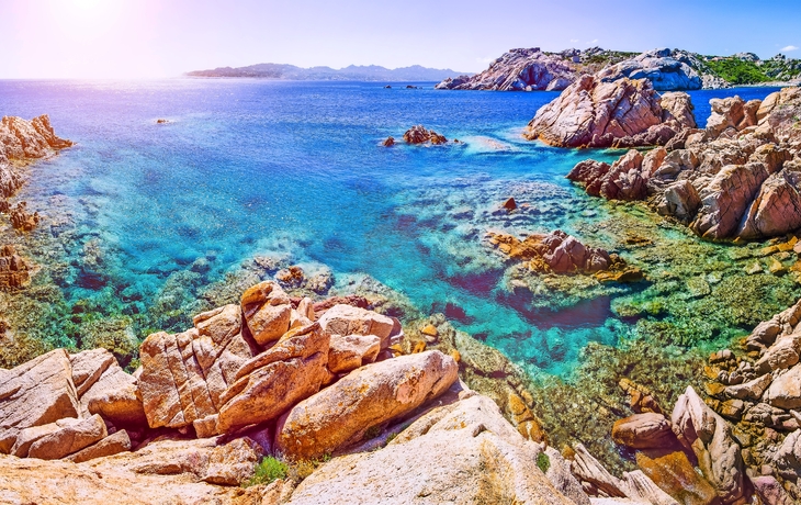 Insel La Maddalena vor der Nordostküste Sardiniens