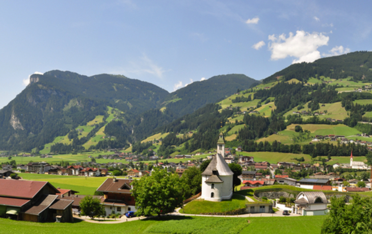 Panorama von Ramsau im Zillertal