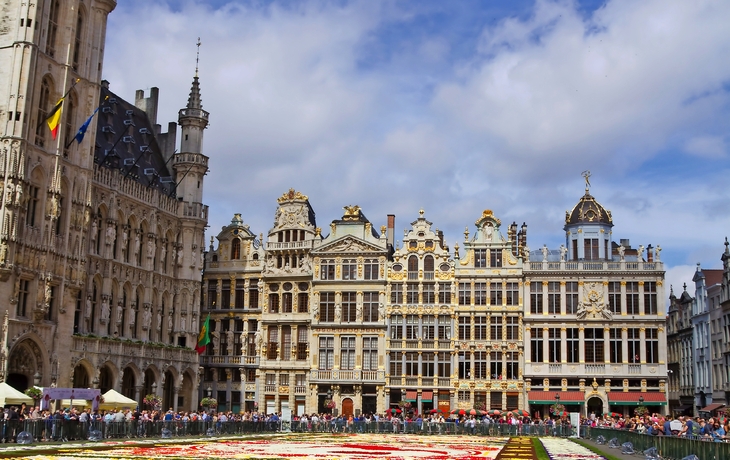 Blumenteppich in Brüssel