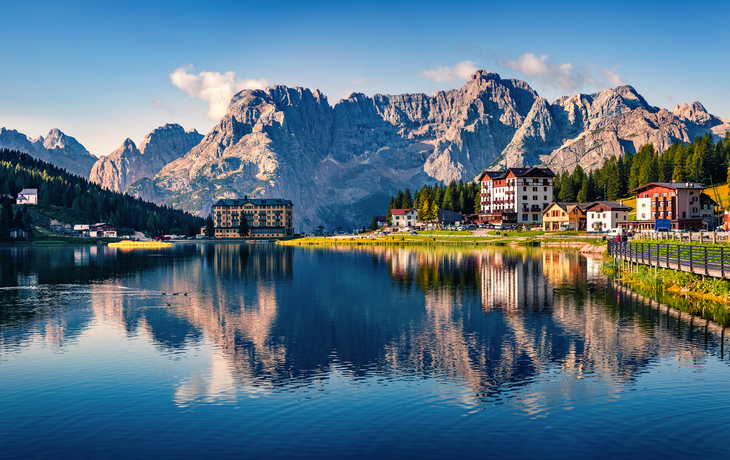 Panoramablick auf Misurina