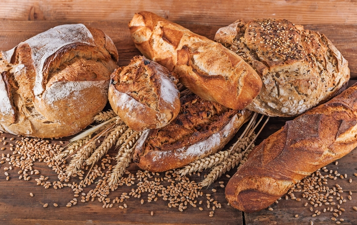 Zusammensetzung verschiedener Brote