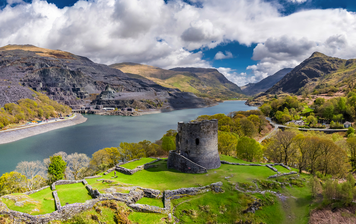 Dolbadarn Castle im Snowdonia-Nationalpark