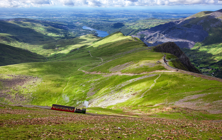 Snowdon Mountain Railway im Snowdonia Nationalpark