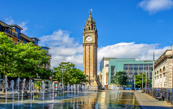 Albert Memorial Clock Tower in Belfast
