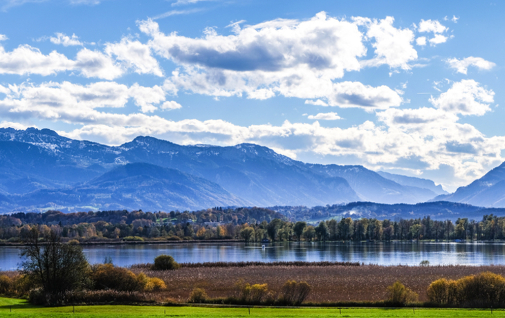 Chiemsee in Bayern, Deutschland