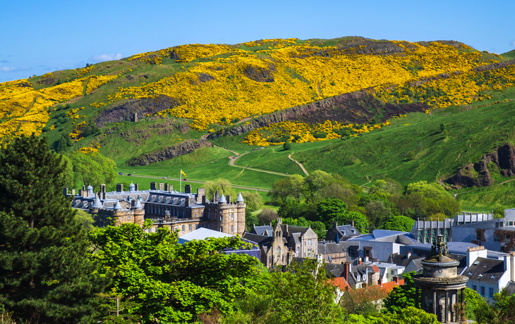 Holyrood Palace und Arthur´s Seat in Edinburgh