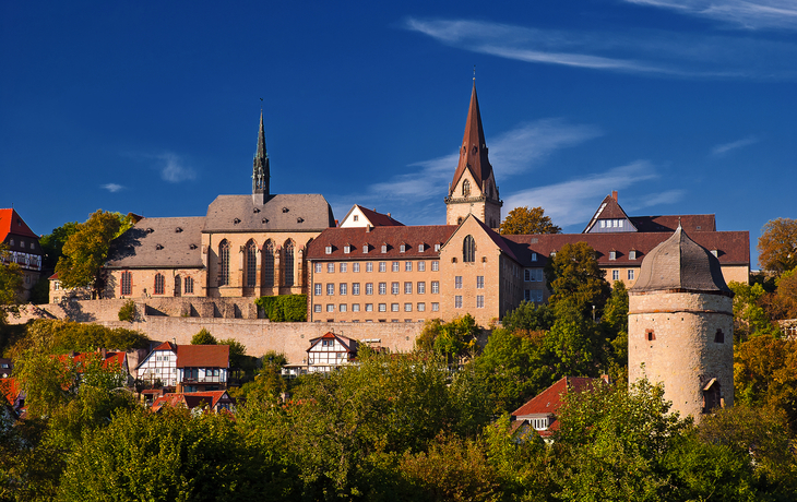 Stadtansicht von Warburg in Westfalen, Deutschland
